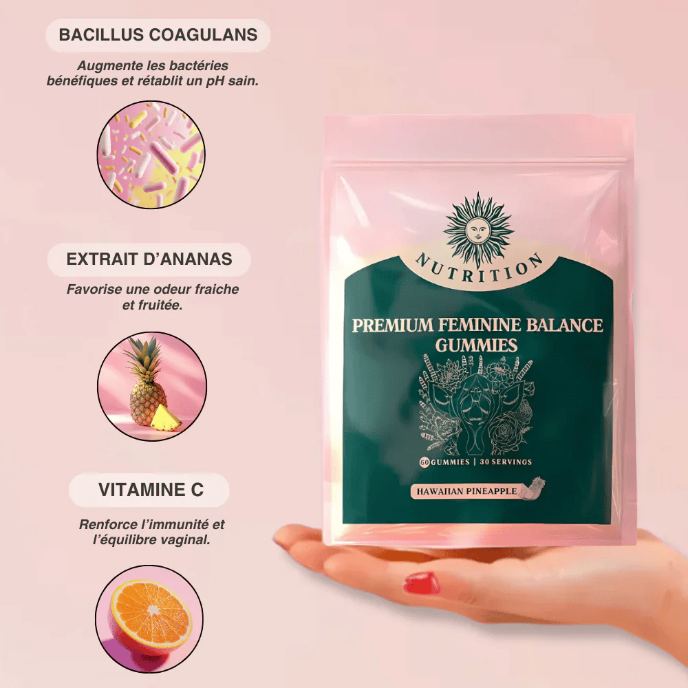 ELORA Gummies Équilibre Intime Féminin – Flore Vaginale & Fraîcheur Naturelle